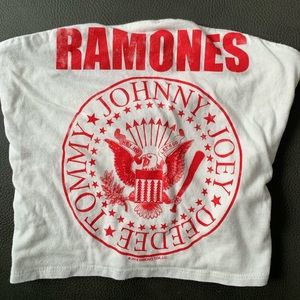 Xs Ramones crop top good condition
